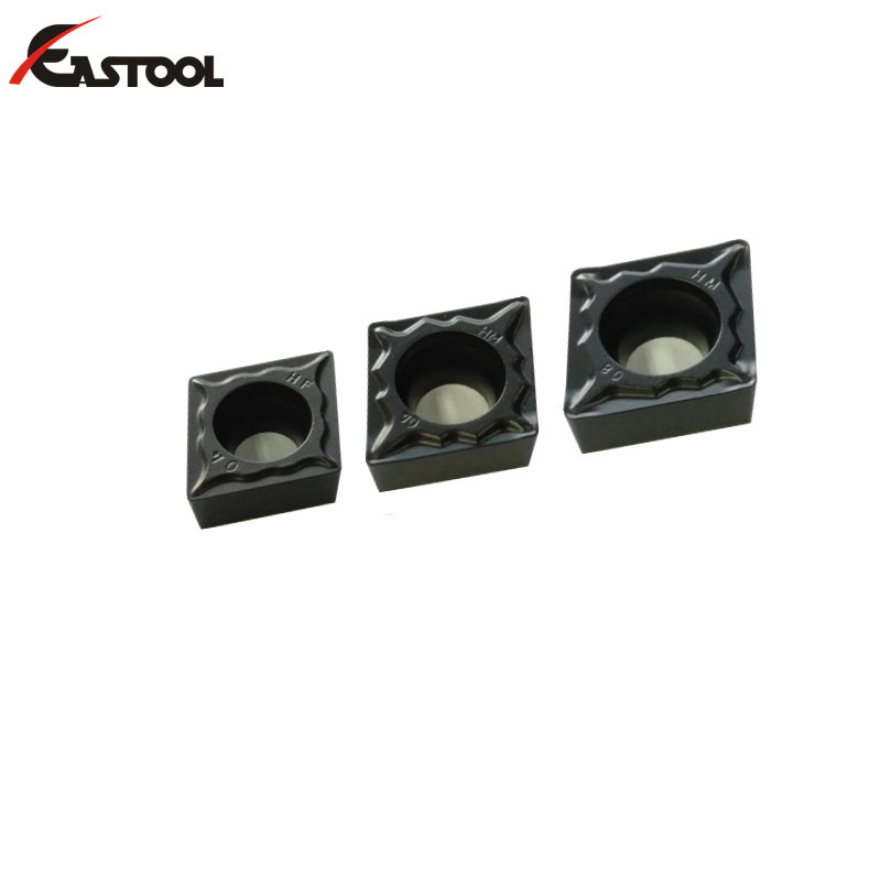 長刀具壽命 CCMT120404/CCMT120408/CCMT120412 用于半精加工硬質合金刀片切削刀具的正車削刀片 - 細節(jié)圖 03